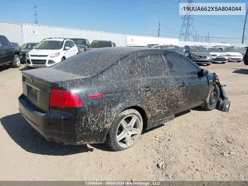 2005 Acura Tl VIN: 19UUA662X5A804044 Lot: 12080534