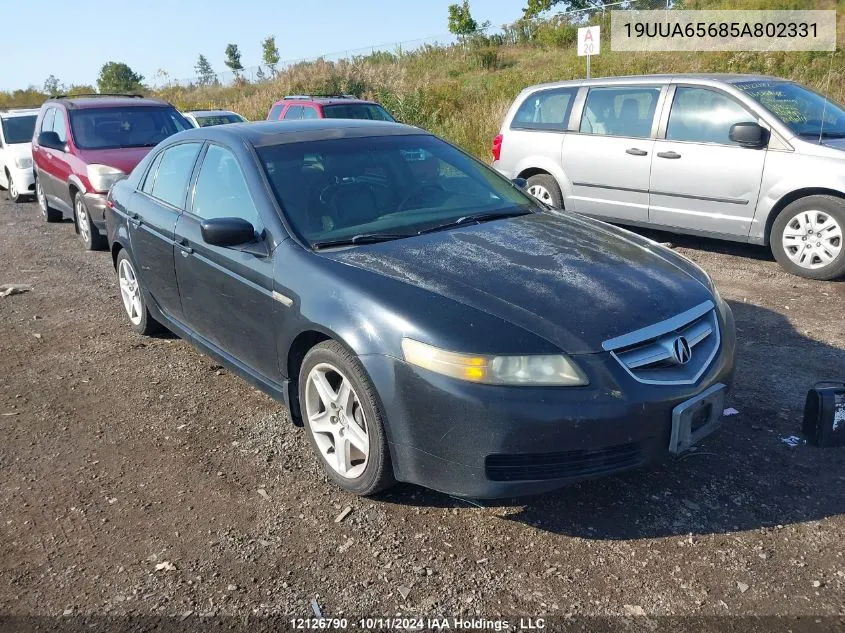 2005 Acura Tl VIN: 19UUA65685A802331 Lot: 12126790