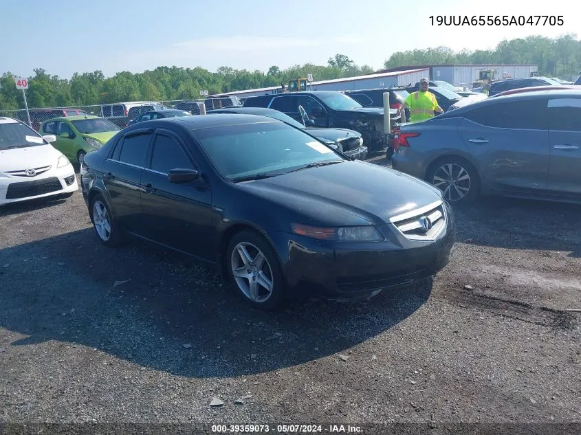 2005 Acura Tl VIN: 19UUA65565A047705 Lot: 39359073