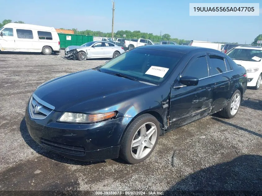 2005 Acura Tl VIN: 19UUA65565A047705 Lot: 39359073