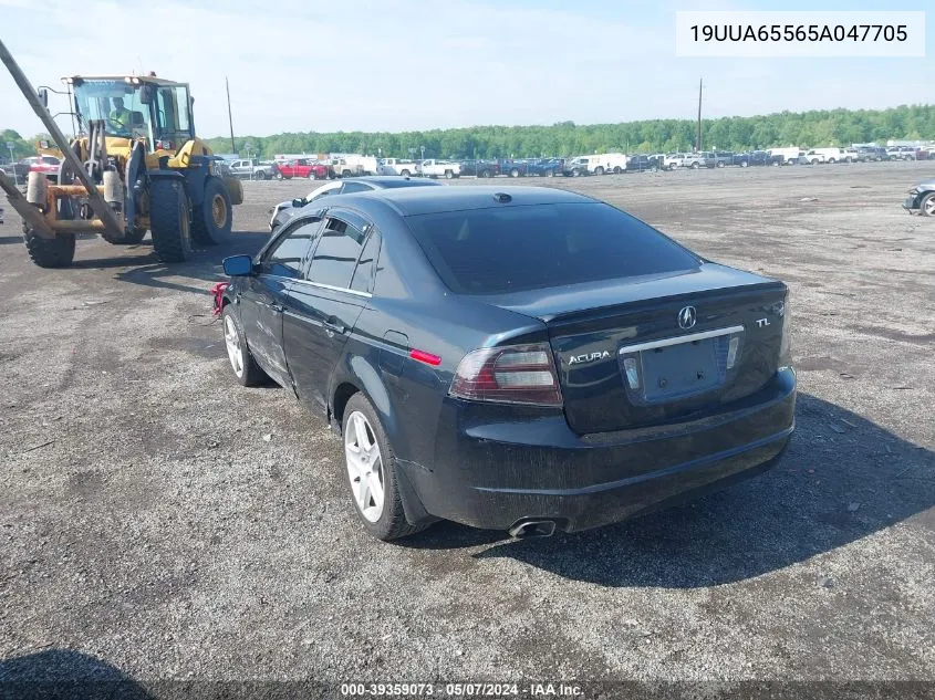 2005 Acura Tl VIN: 19UUA65565A047705 Lot: 39359073