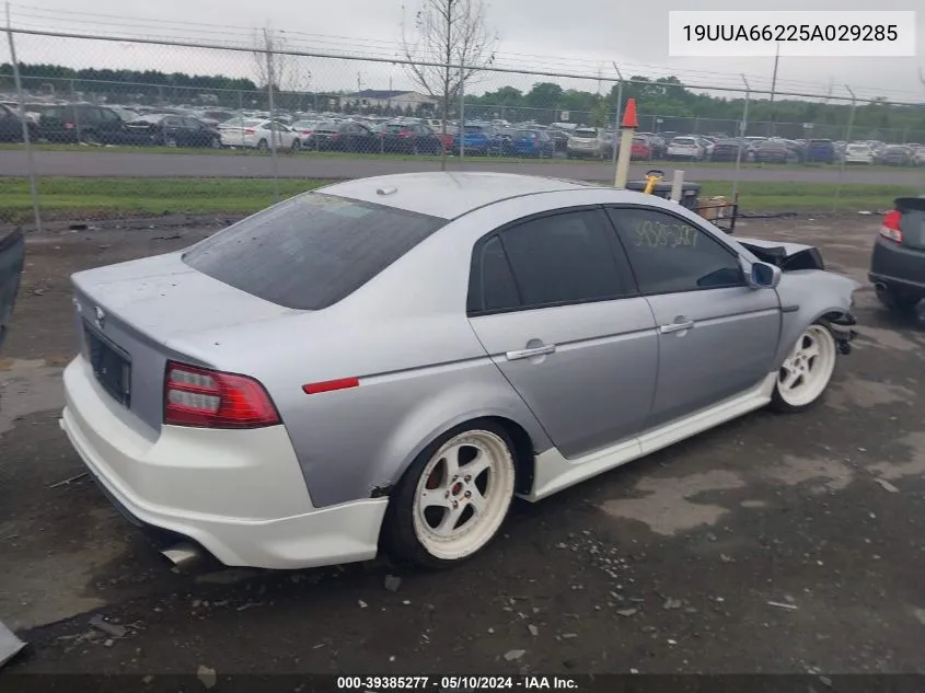 19UUA66225A029285 2005 Acura Tl