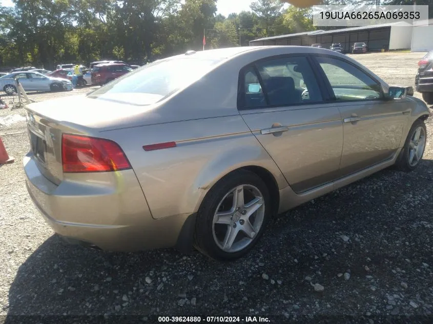 2005 Acura Tl VIN: 19UUA66265A069353 Lot: 39624880