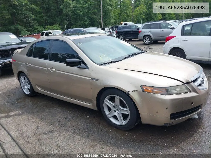 2005 Acura Tl VIN: 19UUA66285A075493 Lot: 39883250