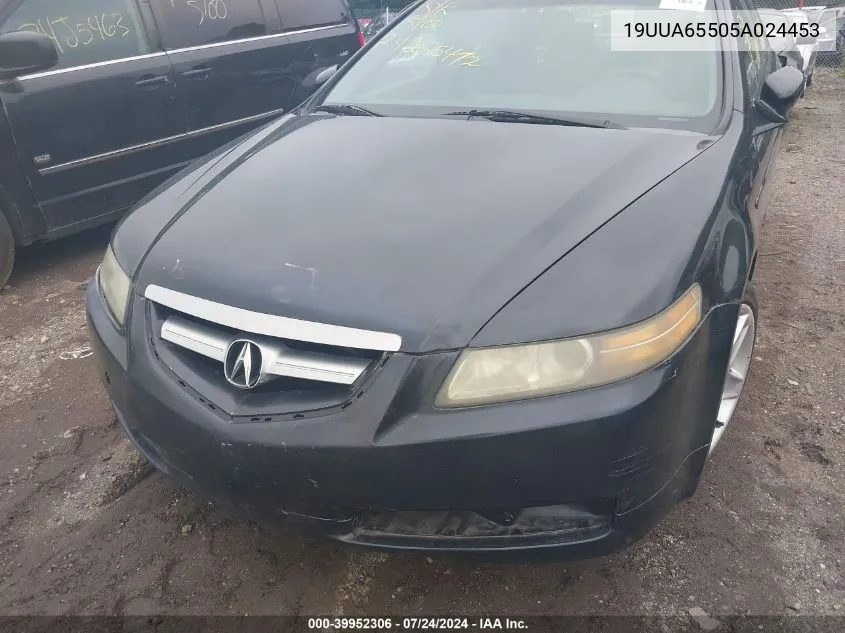 2005 Acura Tl VIN: 19UUA65505A024453 Lot: 39952306