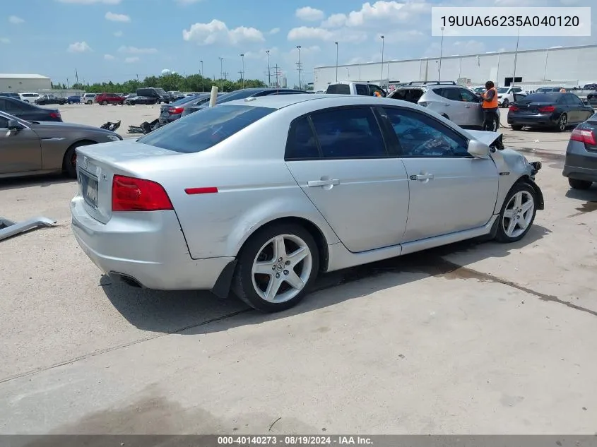 19UUA66235A040120 2005 Acura Tl