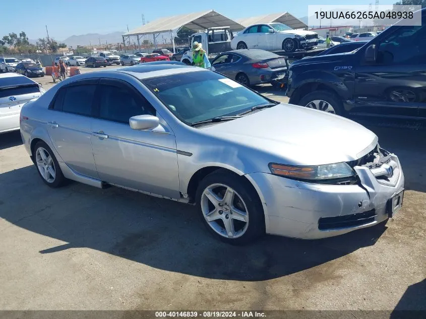 2005 Acura Tl VIN: 19UUA66265A048938 Lot: 40146839