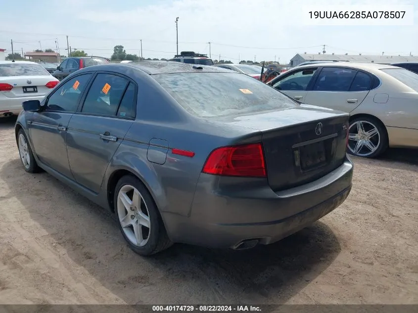 19UUA66285A078507 2005 Acura Tl