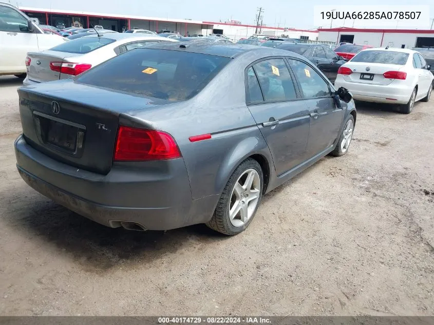 19UUA66285A078507 2005 Acura Tl