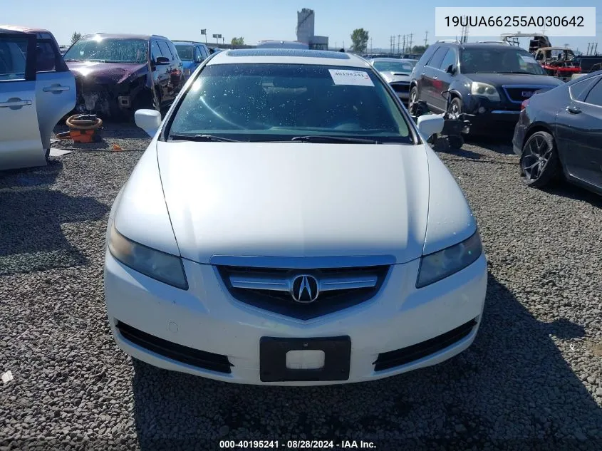 2005 Acura Tl VIN: 19UUA66255A030642 Lot: 40195241