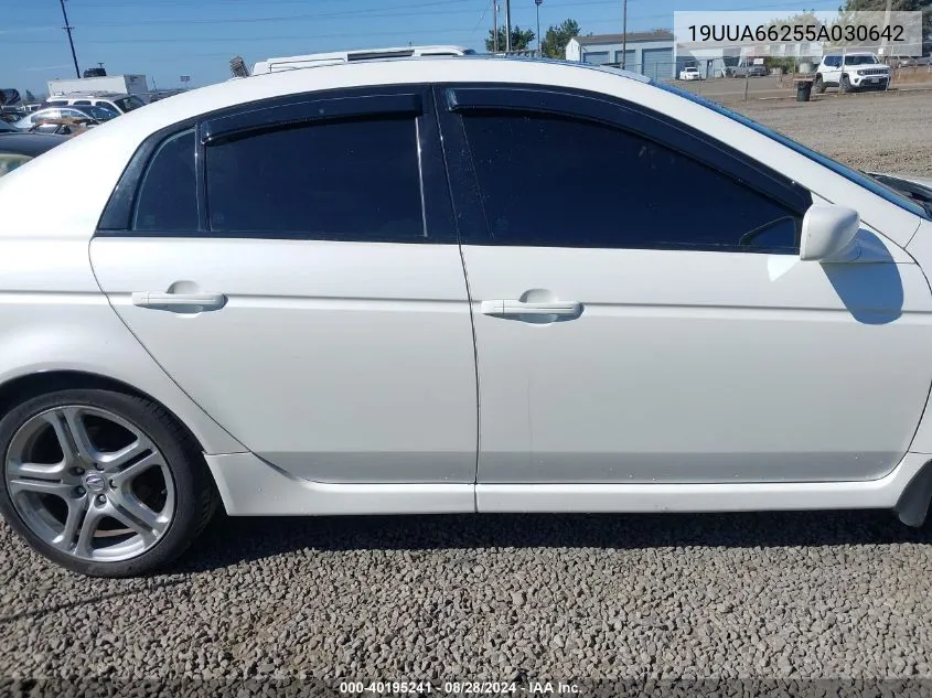 2005 Acura Tl VIN: 19UUA66255A030642 Lot: 40195241