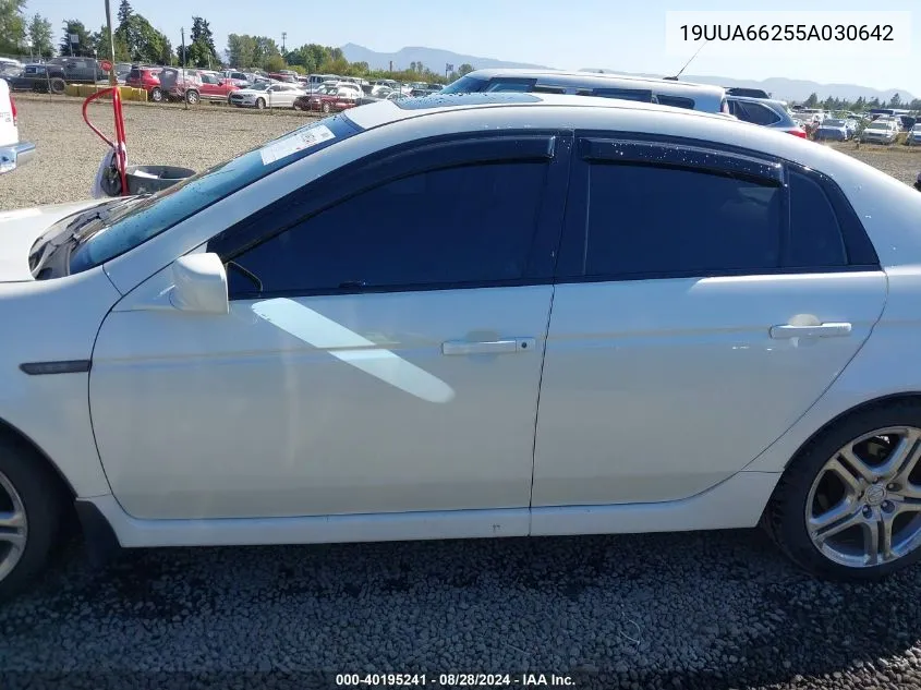 2005 Acura Tl VIN: 19UUA66255A030642 Lot: 40195241