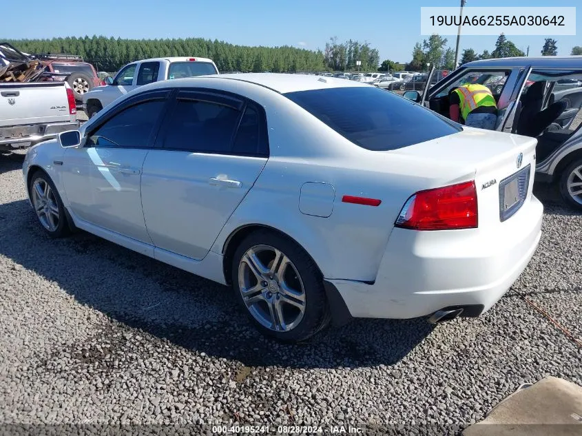 2005 Acura Tl VIN: 19UUA66255A030642 Lot: 40195241