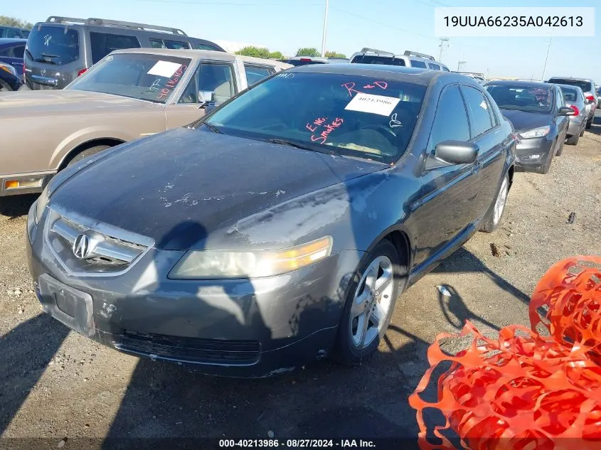 2005 Acura Tl VIN: 19UUA66235A042613 Lot: 40213986