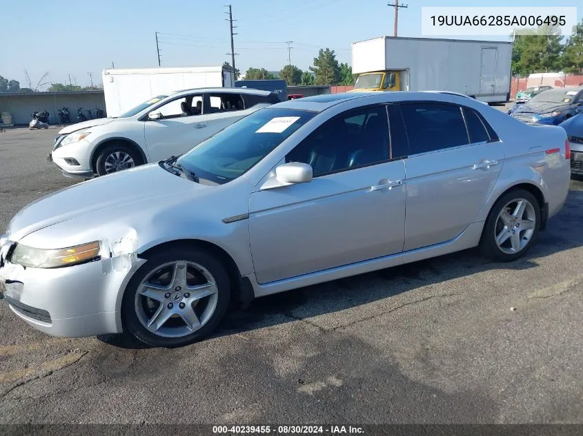 2005 Acura Tl VIN: 19UUA66285A006495 Lot: 40239455