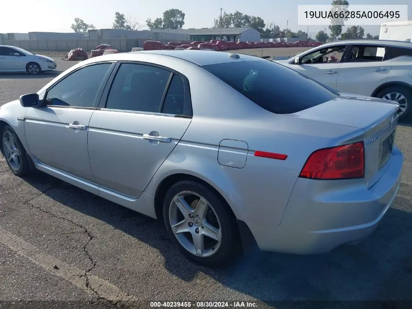 2005 Acura Tl VIN: 19UUA66285A006495 Lot: 40239455