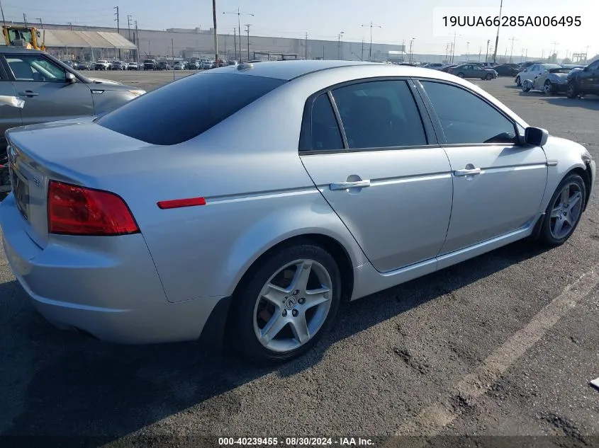 2005 Acura Tl VIN: 19UUA66285A006495 Lot: 40239455