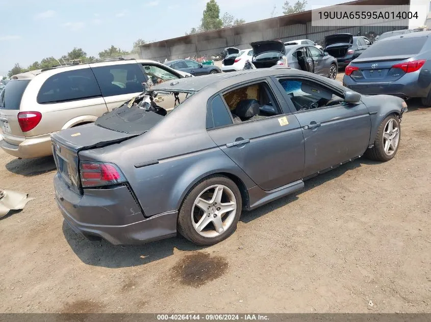 2005 Acura Tl VIN: 19UUA65595A014004 Lot: 40264144