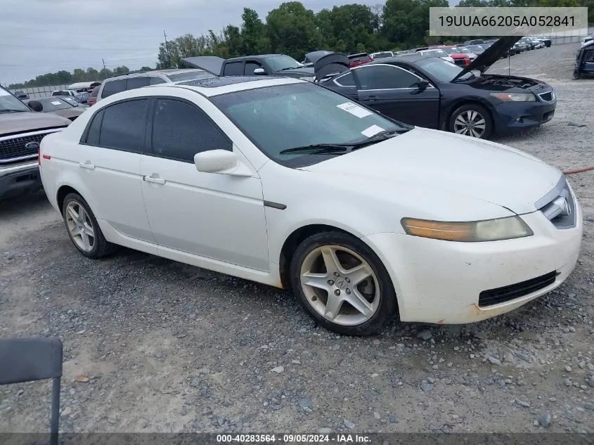 2005 Acura Tl VIN: 19UUA66205A052841 Lot: 40283564