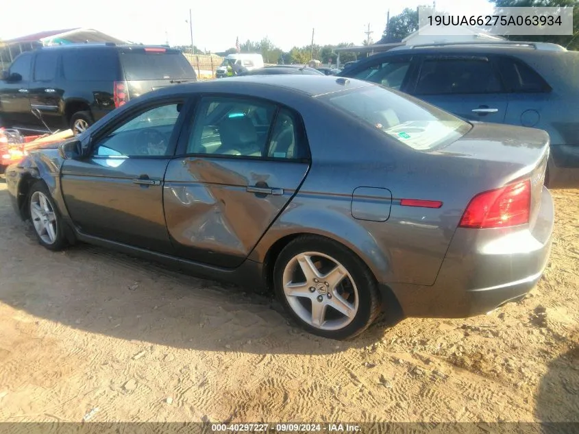 19UUA66275A063934 2005 Acura Tl