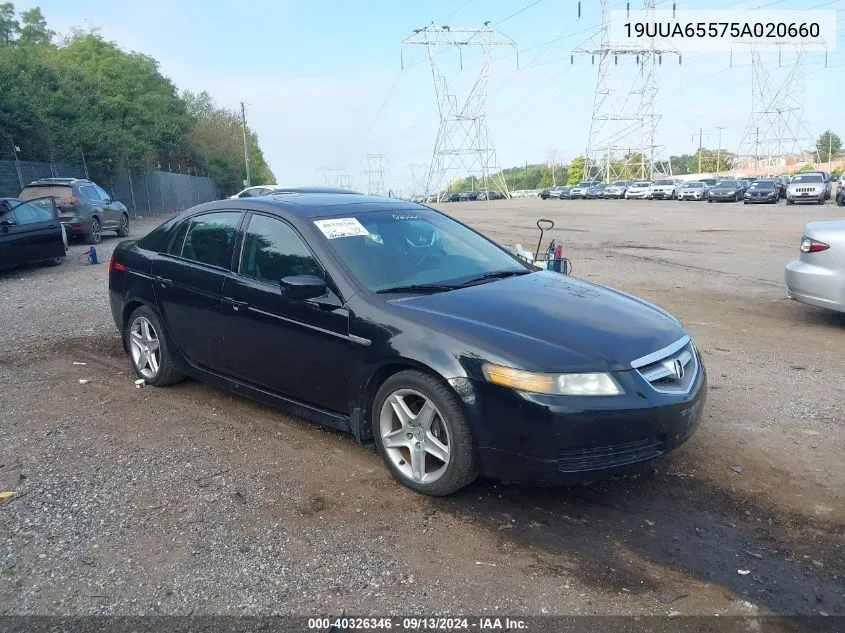 19UUA65575A020660 2005 Acura Tl