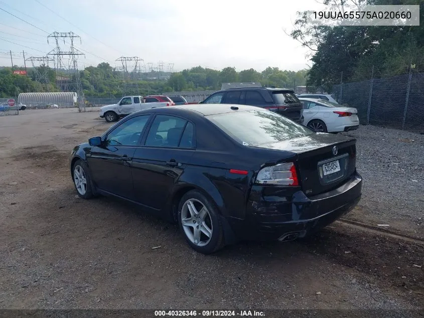 19UUA65575A020660 2005 Acura Tl