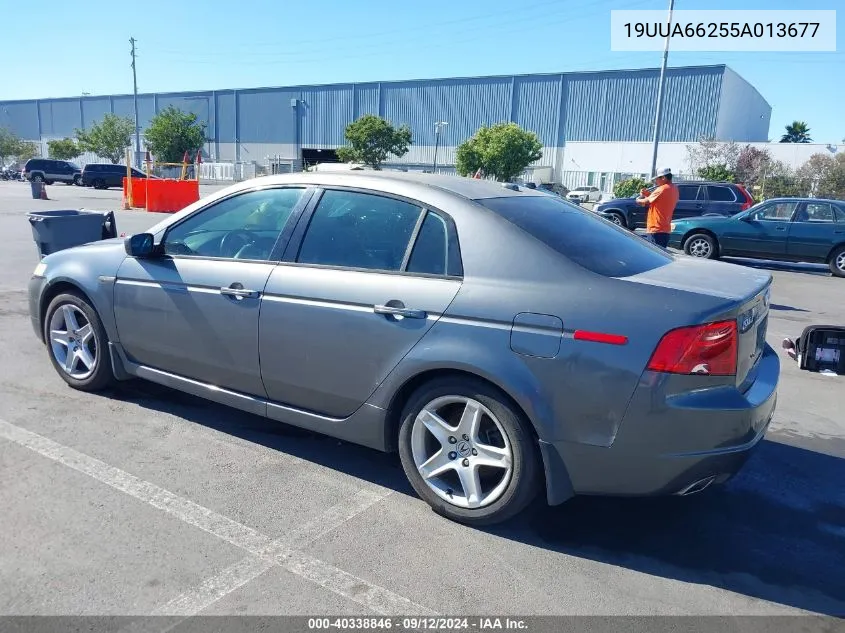 2005 Acura Tl VIN: 19UUA66255A013677 Lot: 40338846