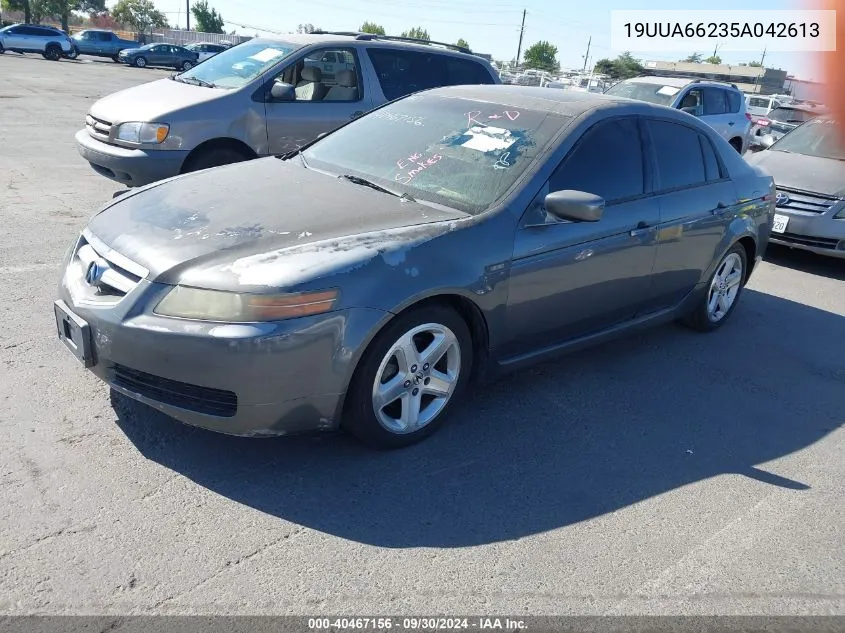 19UUA66235A042613 2005 Acura Tl