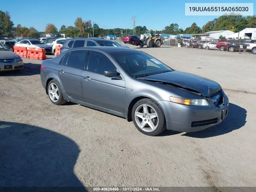 2005 Acura Tl VIN: 19UUA65515A065030 Lot: 40626466