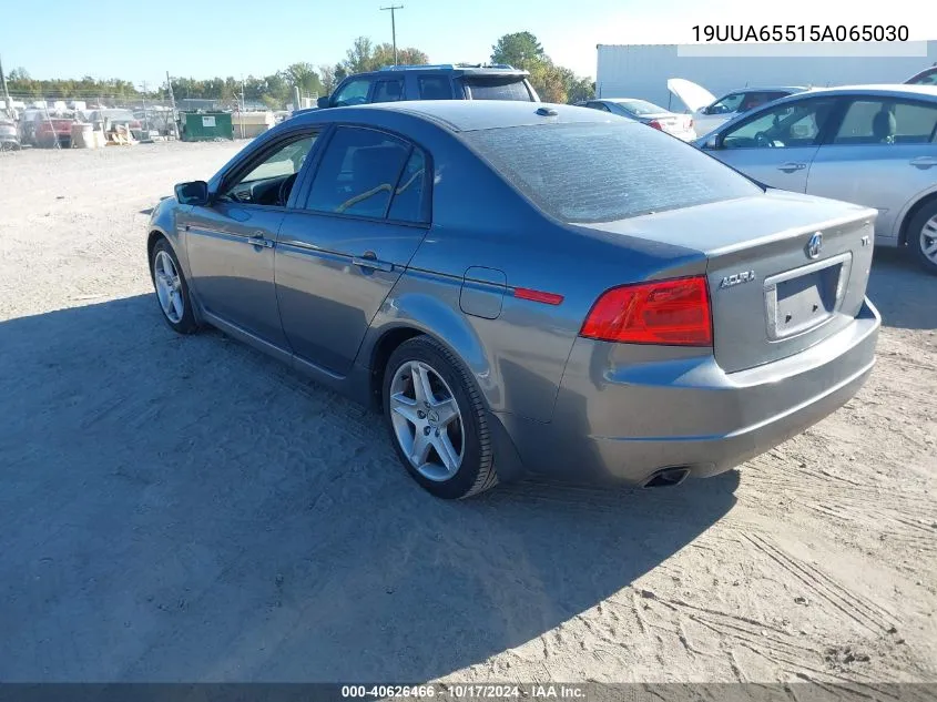 2005 Acura Tl VIN: 19UUA65515A065030 Lot: 40626466