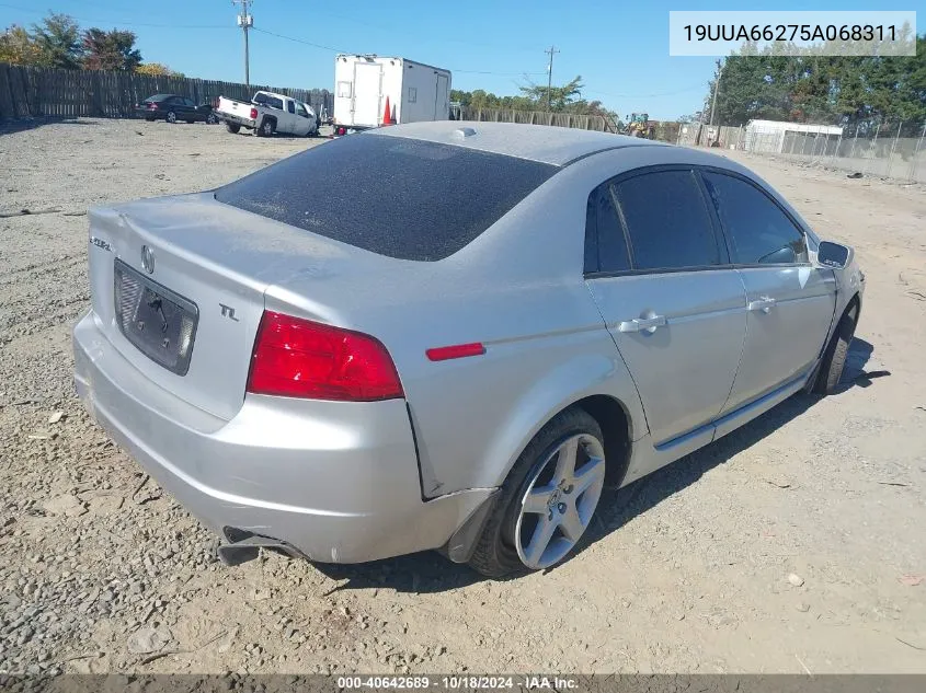 2005 Acura Tl VIN: 19UUA66275A068311 Lot: 40642689