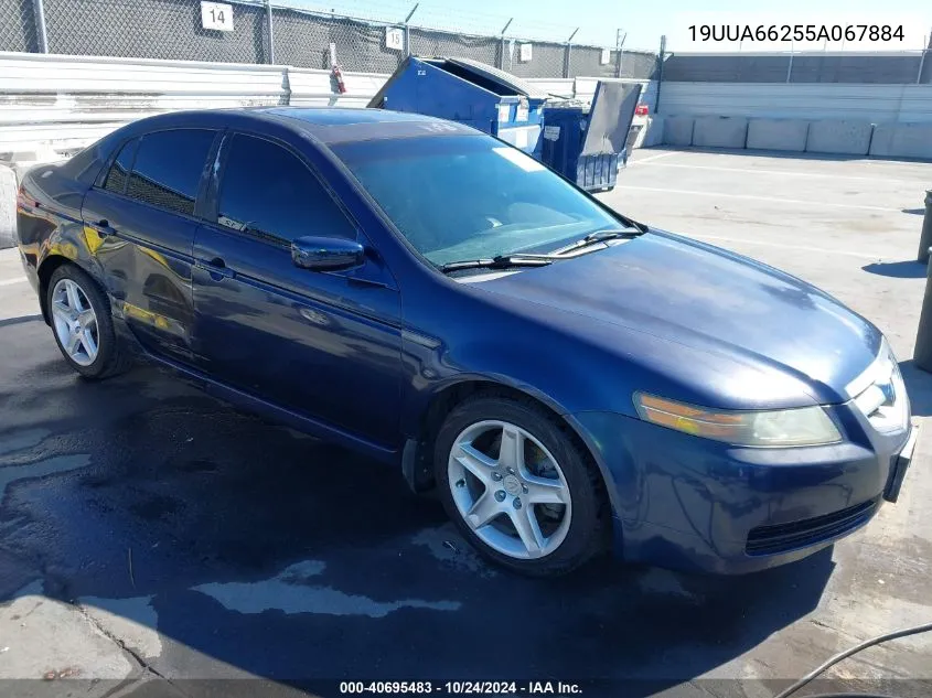 2005 Acura Tl VIN: 19UUA66255A067884 Lot: 40695483