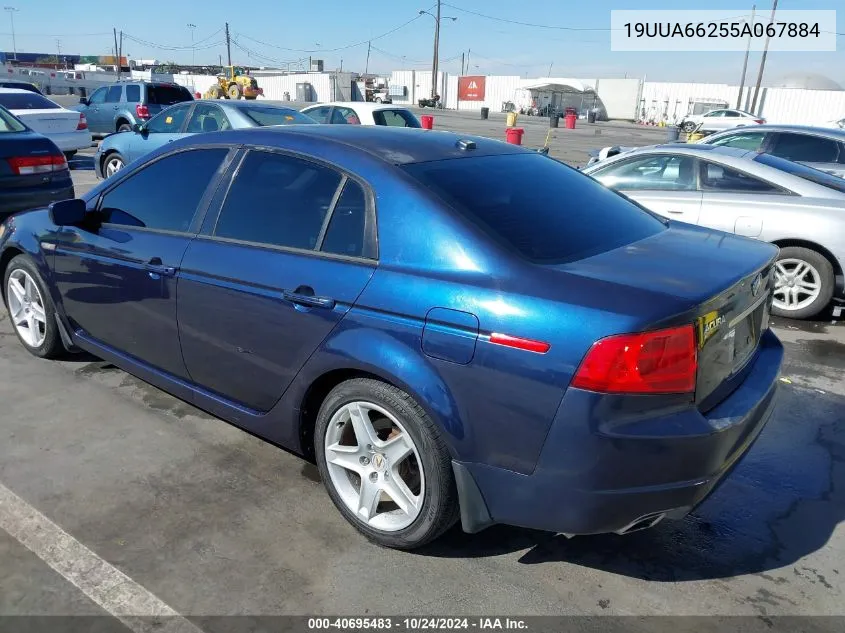 2005 Acura Tl VIN: 19UUA66255A067884 Lot: 40695483