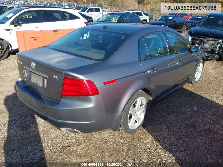 2005 Acura Tl VIN: 19UUA66285A079768 Lot: 40698523