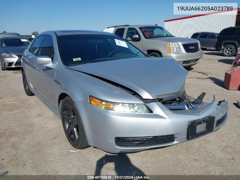 2005 Acura Tl VIN: 19UUA66205A023789 Lot: 40755618