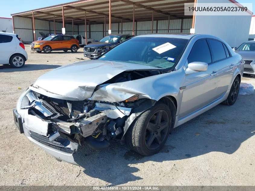 2005 Acura Tl VIN: 19UUA66205A023789 Lot: 40755618