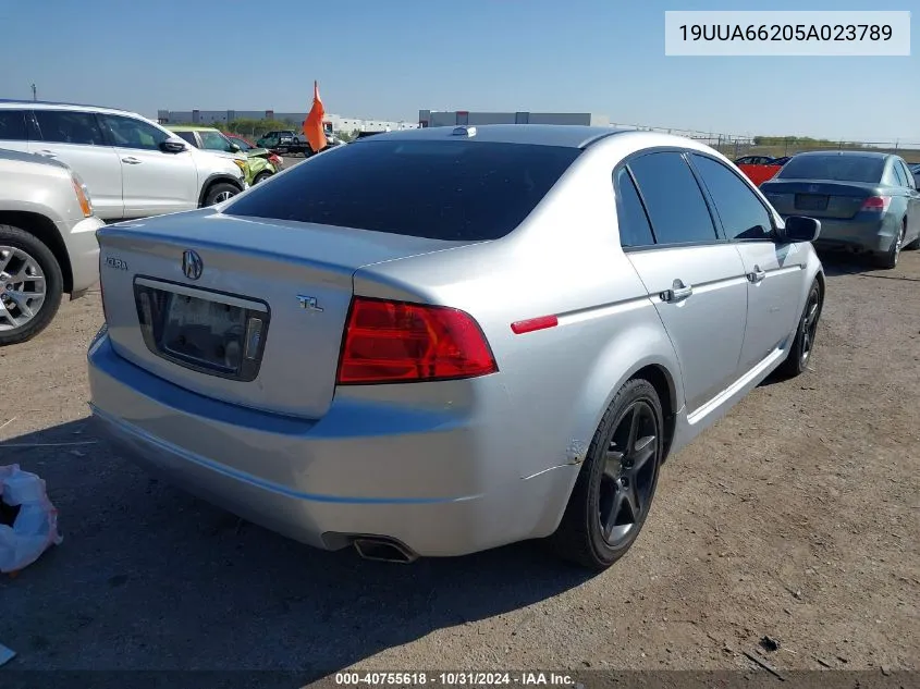 2005 Acura Tl VIN: 19UUA66205A023789 Lot: 40755618