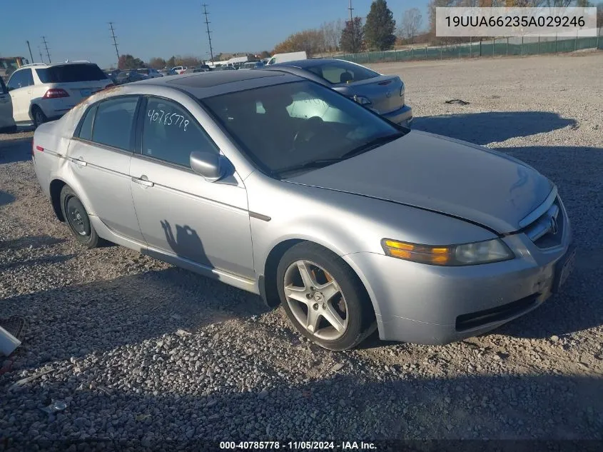 19UUA66235A029246 2005 Acura Tl Base W/Nav System (A5)