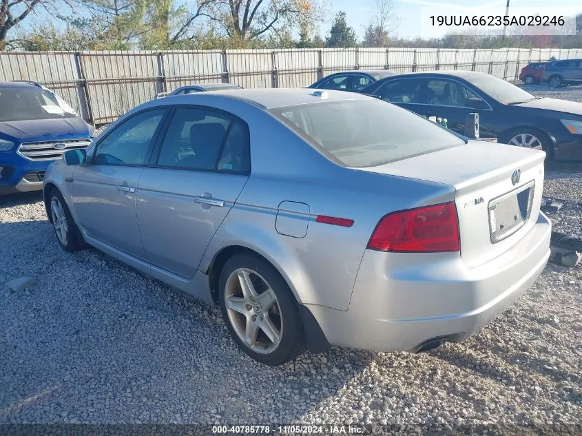 19UUA66235A029246 2005 Acura Tl Base W/Nav System (A5)