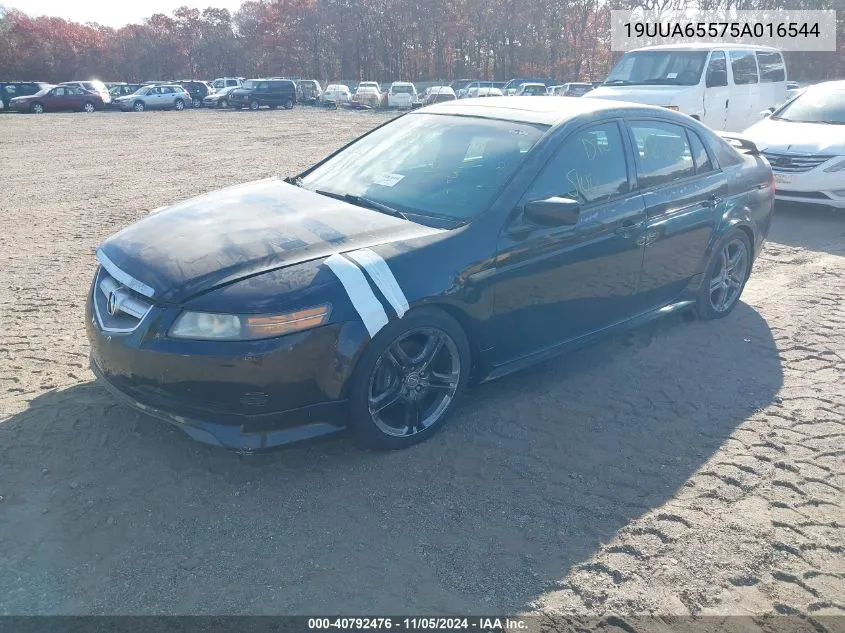 2005 Acura Tl VIN: 19UUA65575A016544 Lot: 40792476