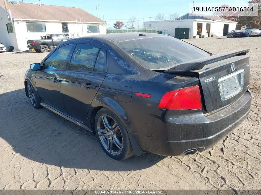 2005 Acura Tl VIN: 19UUA65575A016544 Lot: 40792476