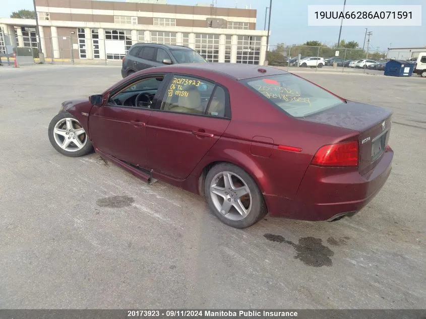 19UUA66286A071591 2006 Acura Tl