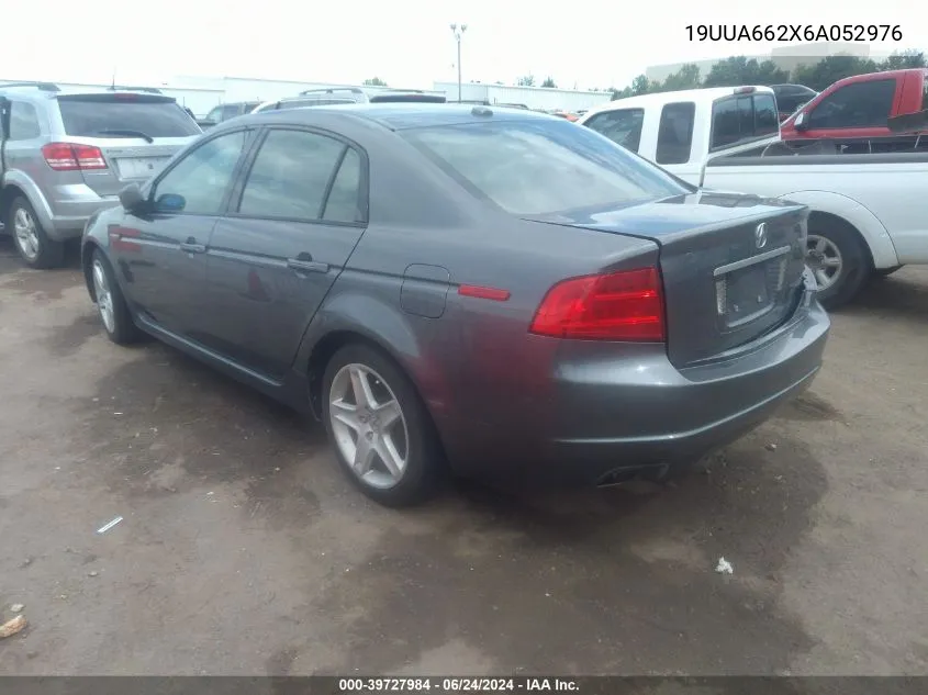 2006 Acura Tl VIN: 19UUA662X6A052976 Lot: 39727984