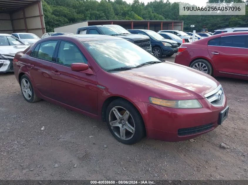 2006 Acura Tl VIN: 19UUA66256A057096 Lot: 40038658