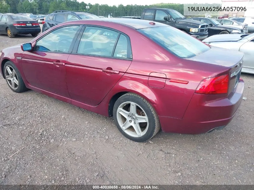 2006 Acura Tl VIN: 19UUA66256A057096 Lot: 40038658