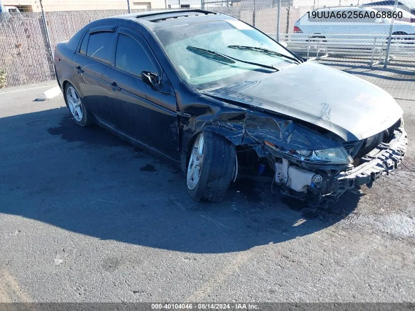 2006 Acura Tl VIN: 19UUA66256A068860 Lot: 40104046