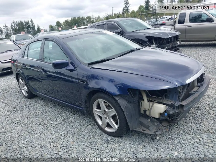 19UUA66216A031031 2006 Acura Tl