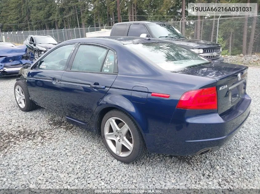 19UUA66216A031031 2006 Acura Tl