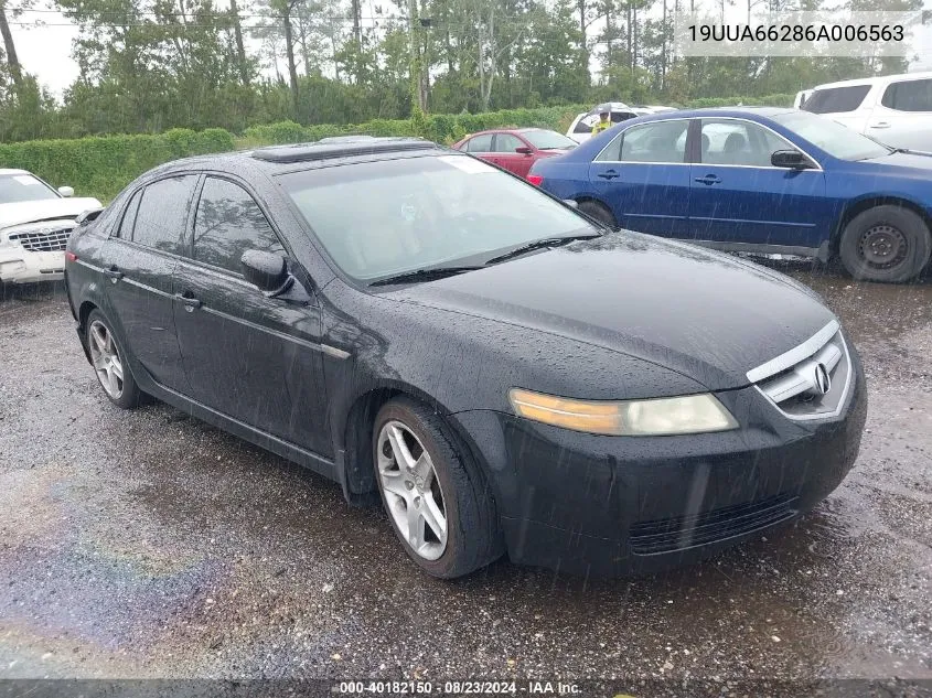 2006 Acura Tl VIN: 19UUA66286A006563 Lot: 40182150