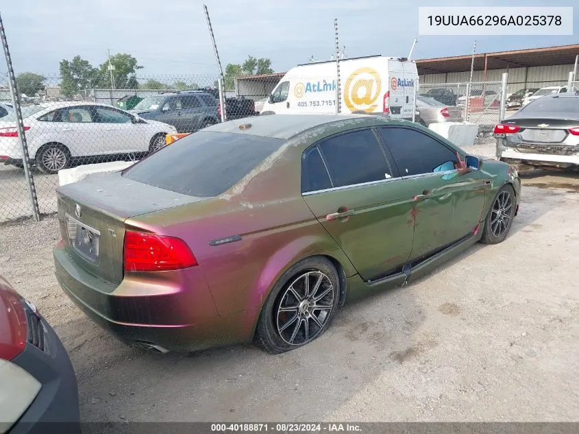 19UUA66296A025378 2006 Acura Tl